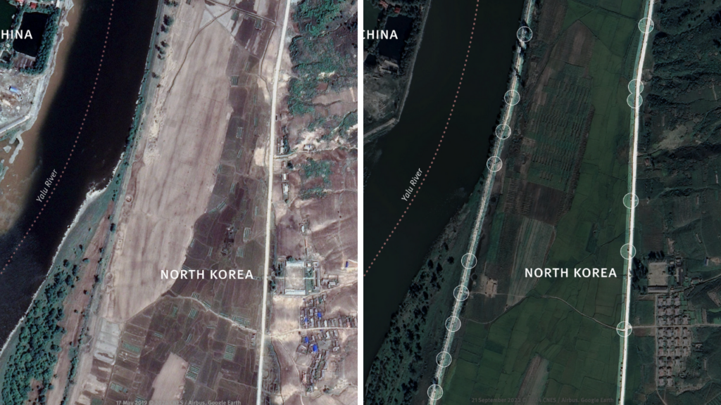 North Korean border