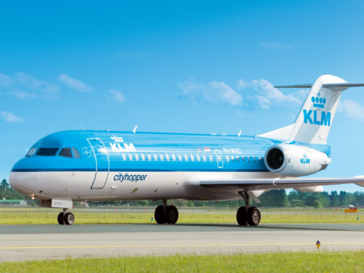 KLM plane