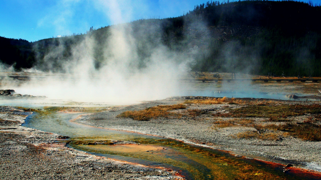 Yellowstone geyser