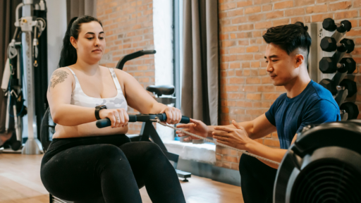 Woman working out