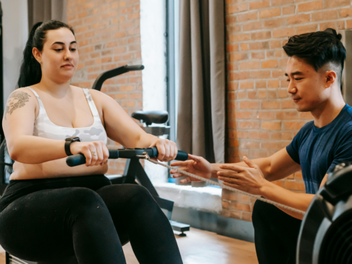 Woman working out