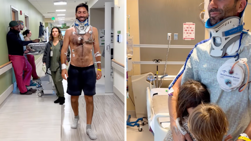 Nev Schulman in hospital after breaking his neck in a motorbike accident